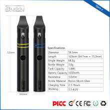 easy refill Vpro-Z 1250mAh battery 1.4ml bottle piercing-style ecig pen vaporizador
